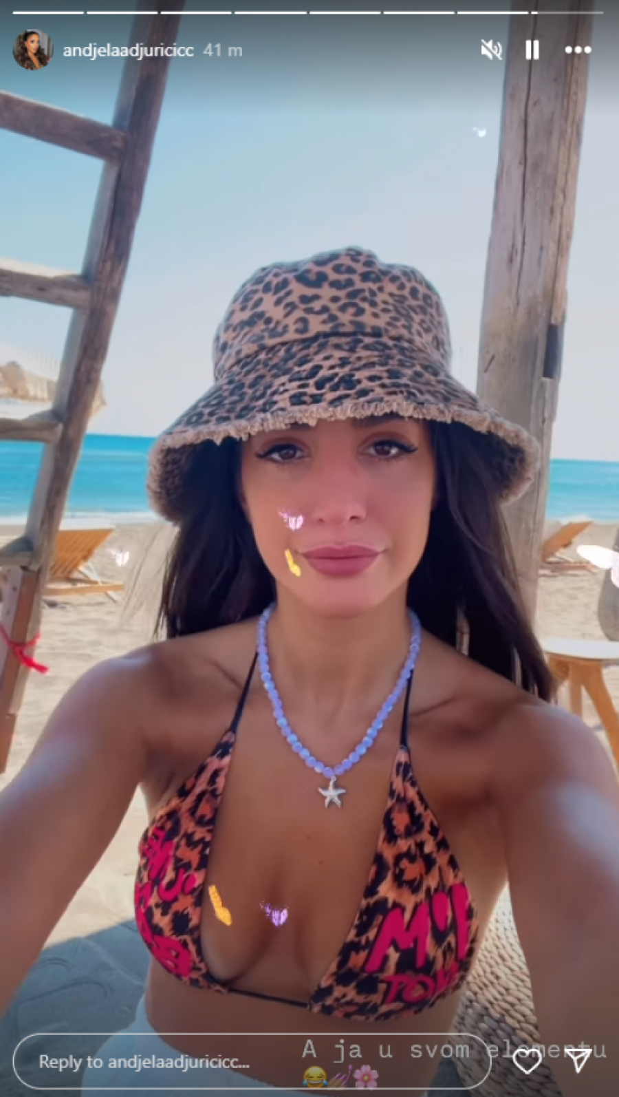 Anđela Đuričić i Gastoz instagram Crna Gora